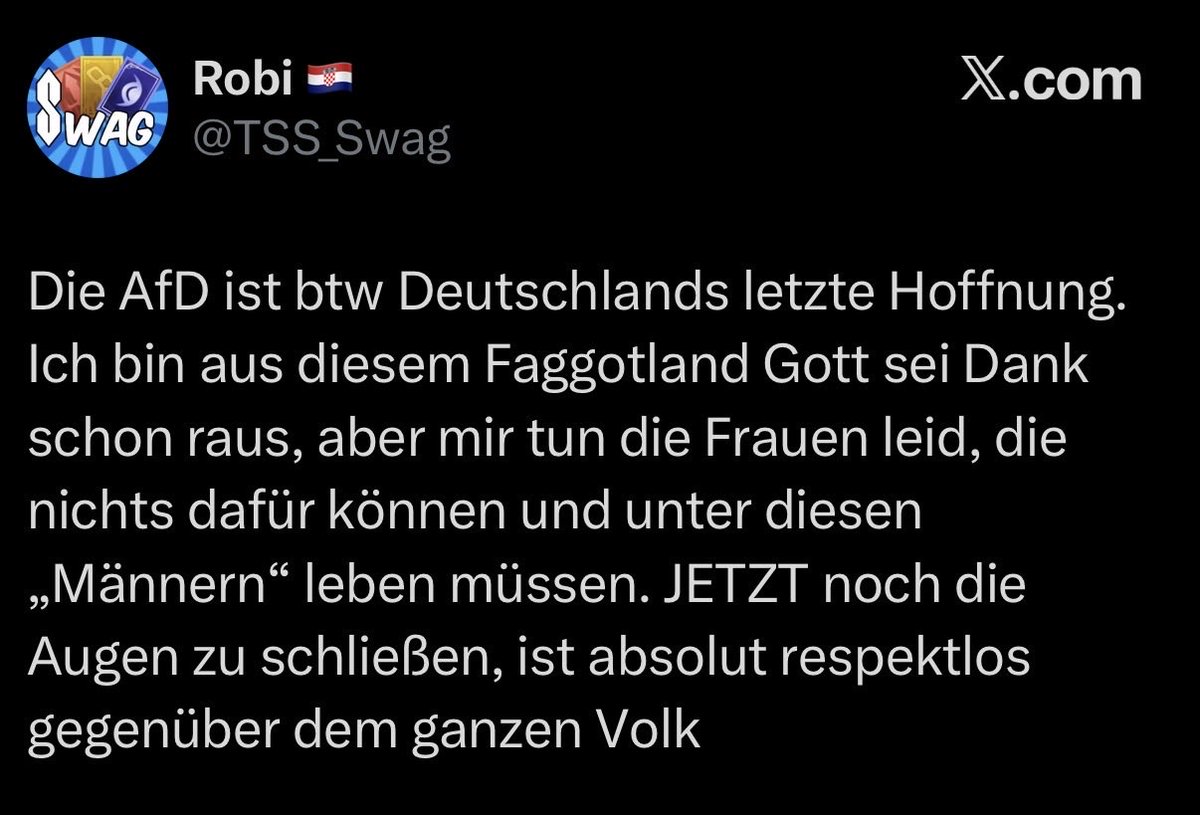 clicklesTV's tweet photo. @Antoni1337 @TSS_Swag Das sagt doch schon alles was man über so einen Clown wissen muss https://t.co/6WUqDA9qiO