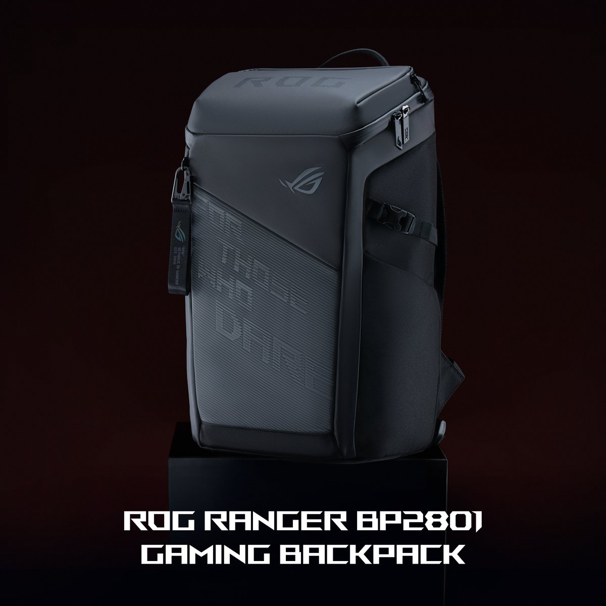 ASUS_ROG's tweet photo. Available in two editions to match your style, the ROG Ranger Gaming Backpack is built with a spacious 25L capacity, fits up to an 18-inch gaming laptop, and carries all your essential gear wherever the game takes you. https://t.co/eQl2n3lGly