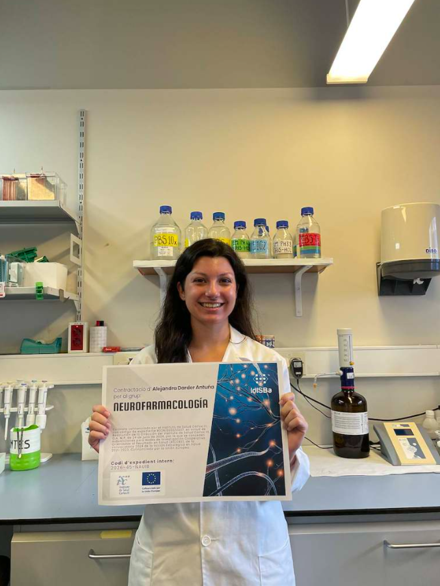 idisbaib's tweet photo. L'IdISBa incorpora Alejandra Darder Antuña com a tècnica de suport a la recerca del grup de Neurofarmacologia a @IUNICS_UIB . La seva tasca contribuirà a reforçar els projectes de la xarxa @RIAPAd_info en l'àmbit de les addiccions i la salut.
Benvinguda!
@SaludISCIII #EUFunding https://t.co/TjY3Bsg57s
