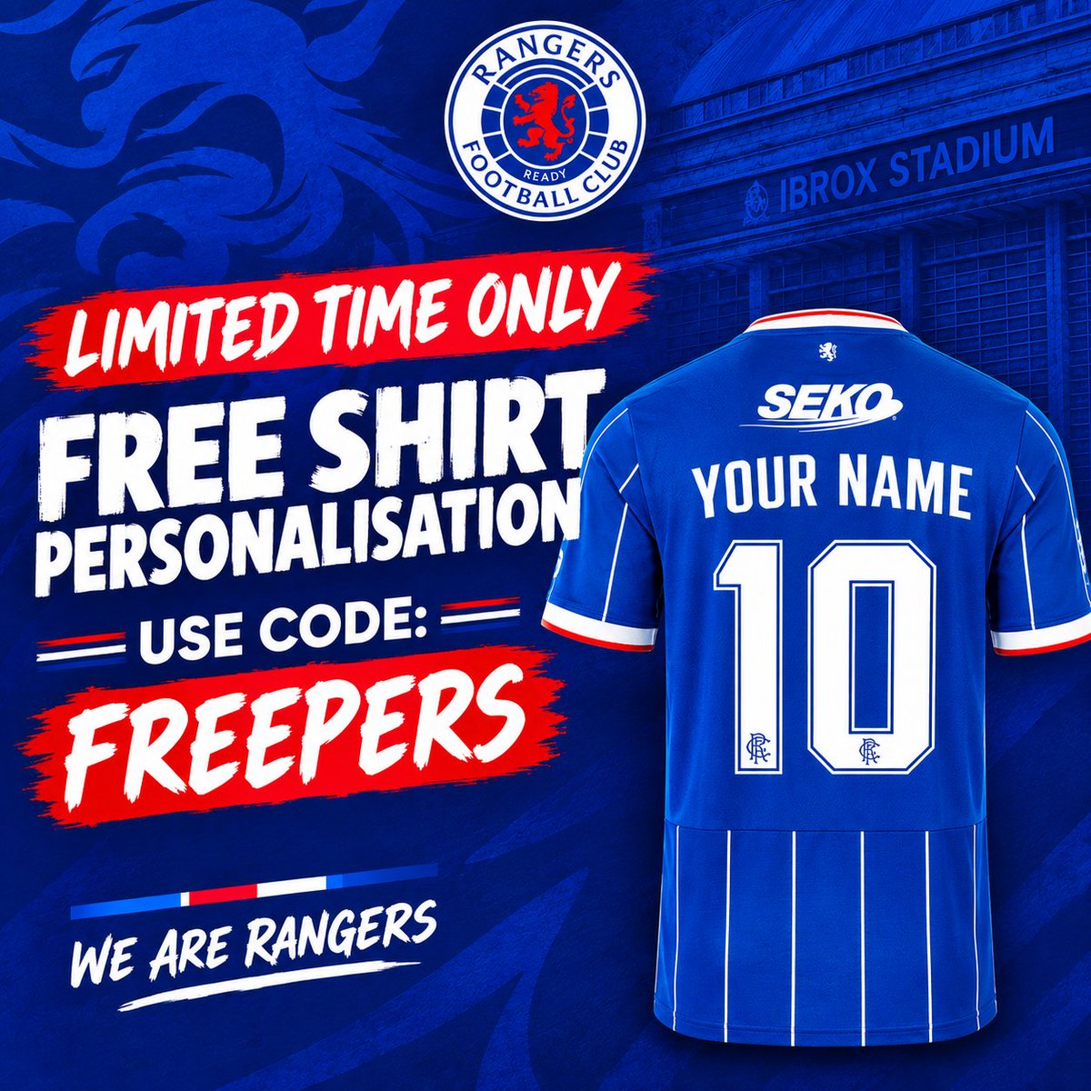 Rfc_Rossj's tweet photo. 🏆 Celebrate the Premier Sports Cup quarter-final win! 🔴⚪🔵

Get FREE shirt printing for a limited time! 👕

🎟️ Use code: FREEPERS

⏰ Offer ends 15/09/26 at 11:59pm

Don’t miss out! 🔥 https://t.co/oGoiitcrBN