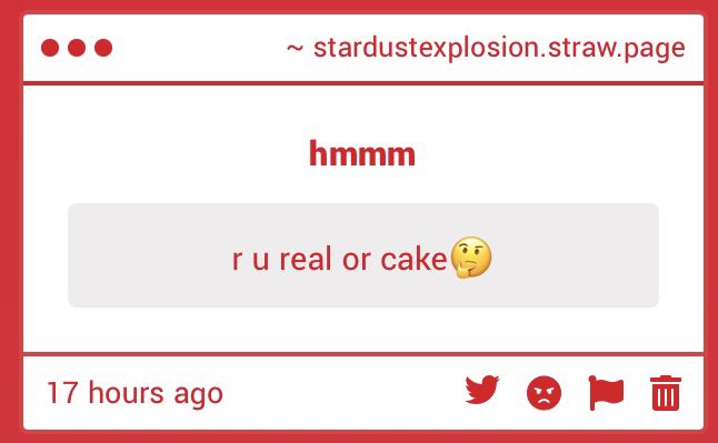 leafofthenight's tweet photo. 1) cake, next question

2) astro u gotta moooveee u're being surrounded by a million strawberries https://t.co/65CTQPz4u9