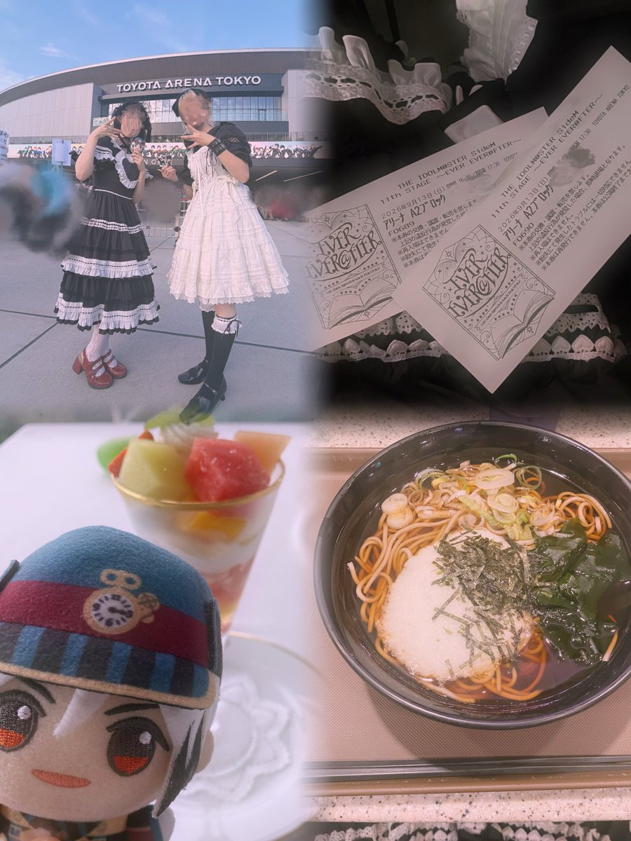 s4_bau's tweet photo. SideM11th、もうないくらいの良席❗️
網膜に焼き付けました‼️
まさかVOY@GERを歌ってくれるなんて、、レジェPとしてはEclipse of the HeartとBet your intuition!聴けてうるうるのところに新作ゲームの発表でもう爆泣き😭Ｐにお仕事くれてありがとね😭
すみぺが好きな富士そばも行けた☺︎
#SideM11th https://t.co/yYk6Zx6yT1