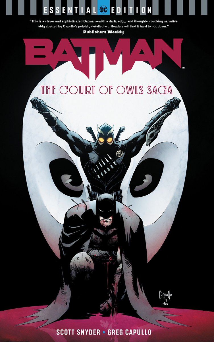 mattlikesfilm's tweet photo. in light of recent VERY fortunate events...

#nowrereading batman: the court of owls https://t.co/0ej3fV4Moc