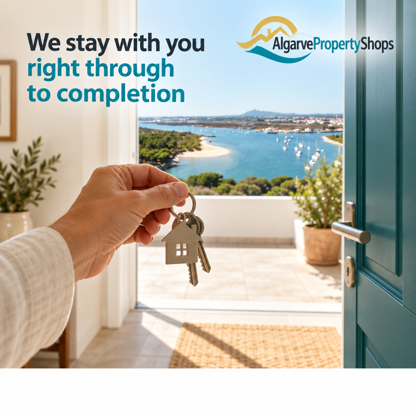 Algarvepro6f's tweet photo. We guide you through every step of buying property in Portugal. From viewing to keys, https://t.co/ikPNff9nH0