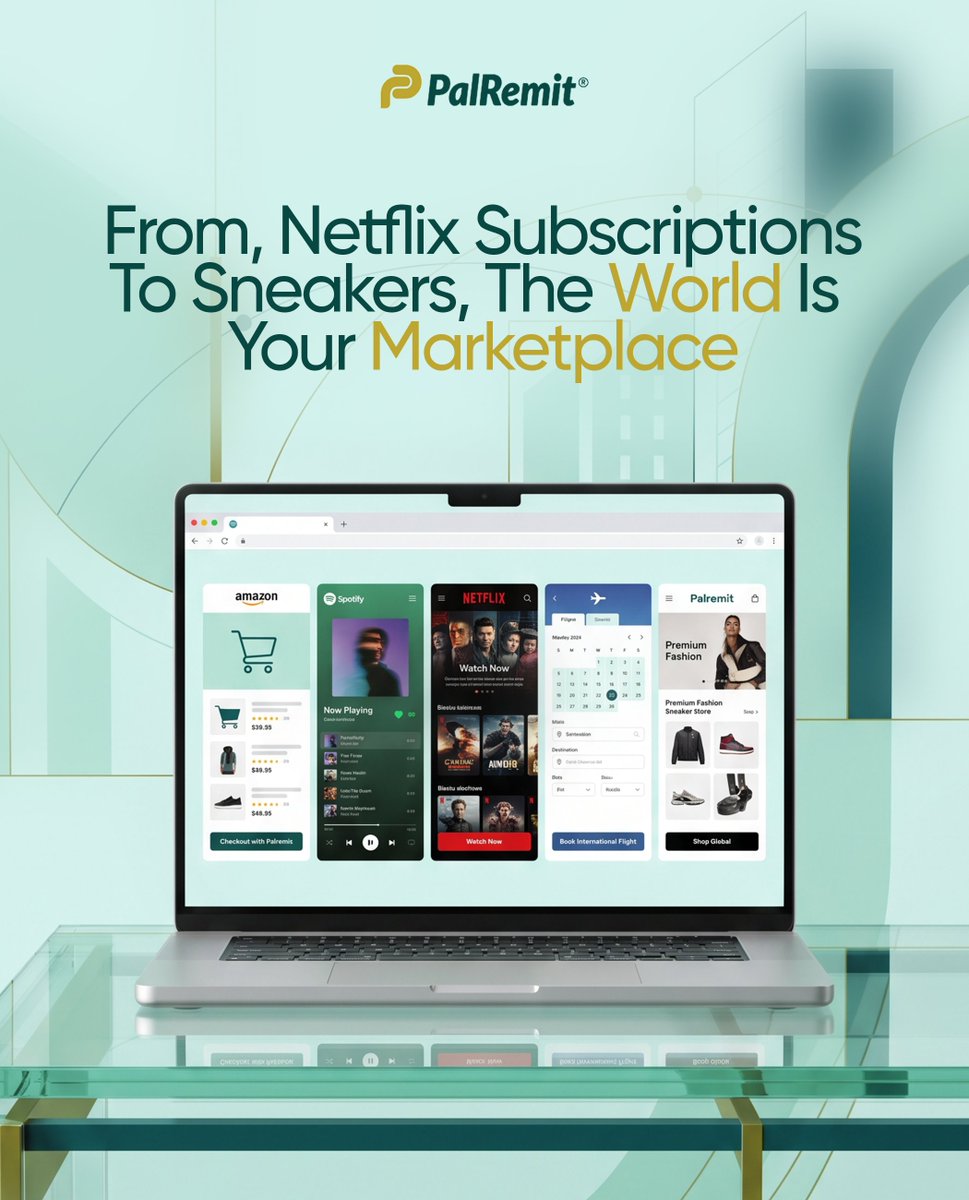 palremit's tweet photo. From Netflix subscriptions to sneakers, your world shouldn’t feel out of reach.

With Palremit’s virtual dollar card, you can pay for international subscriptions and shop on global platforms with ease.

One card. More possibilities. https://t.co/JNdr51rxjN