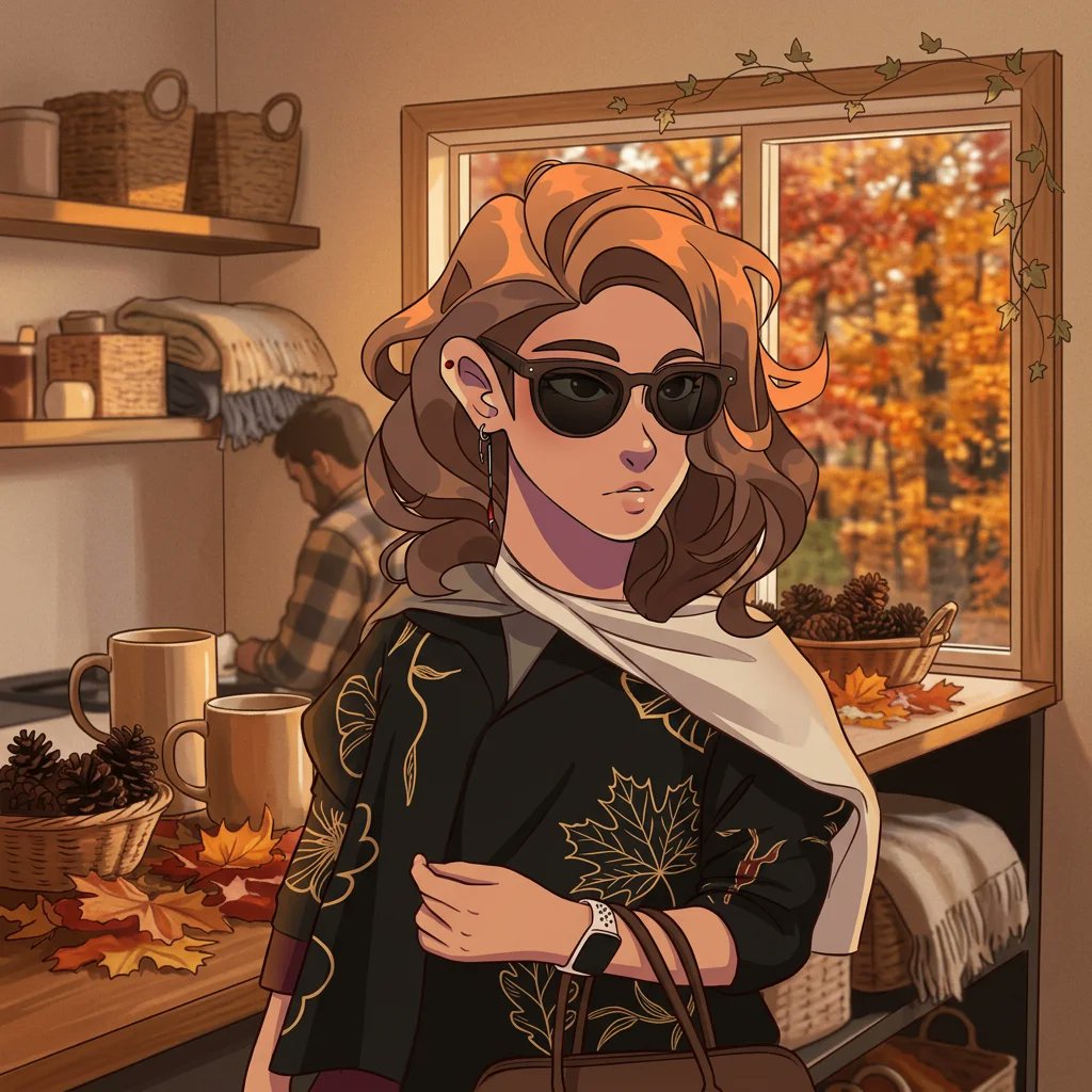 syifsrh's tweet photo. Sipping a warm cup of tea on a cozy afternoon, feeling the autumn breeze, and watching the leaves fall outside the window. 🍂✨ The ultimate peaceful vibe to enjoy a slow and warm autumn day with Ivy.

#FrontierCreative #TheIvyNFT #FrontierAutumn @TheIvyNFT @Frontier_DAO https://t.co/yZ5Gqub1It