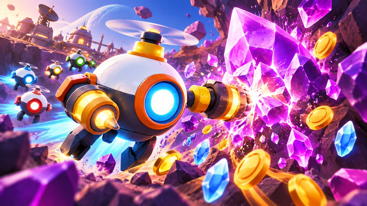 zestudiofn's tweet photo. 🚨 DRONES SPOTTED IN THE FORTNITE CREATIVE AREA!

They’re tiny. They’re cute.
But whatever you do… don’t approach them.
These little machines are here to collect every last ore on the planet.. and they can multiply FAST.

This is the only image we managed to capture of them 👀

Coming soon to Fortnite Creative.

🤖⛏️ Drone Mining Simulator
#UEFN #Verse #FortniteCreative
@FNCreate