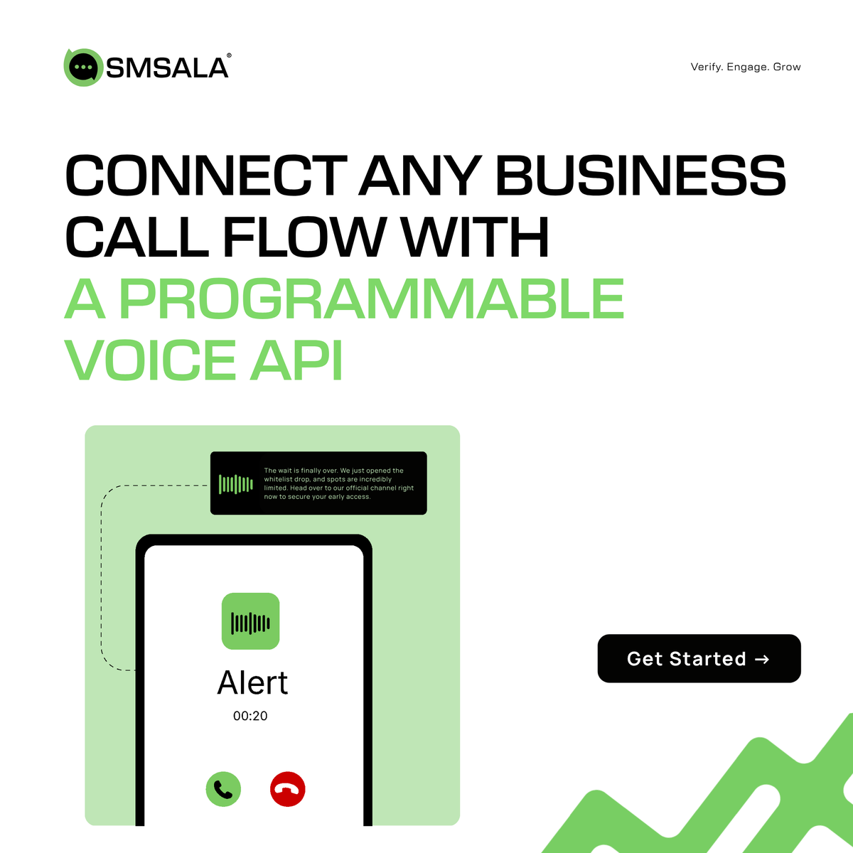 officialsmsala's tweet photo. Calls don’t need to be manual anymore… It's 2026. 📞

If your business still depends on basic call flows,
You're already behind.

because communication should work for you, not slow you down.

👉 Build smarter call experiences.
https://t.co/lBiQIV6bih

#VoiceAPI #Automation https://t.co/aTUDSOgJDp