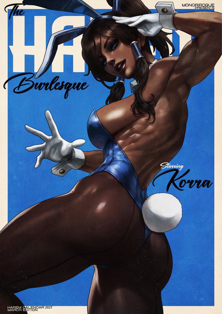 MonoriRogue's tweet photo. 2027 HAREM Calendar - Korra

March buff bnuy Korra. https://t.co/ywjROhkL3w