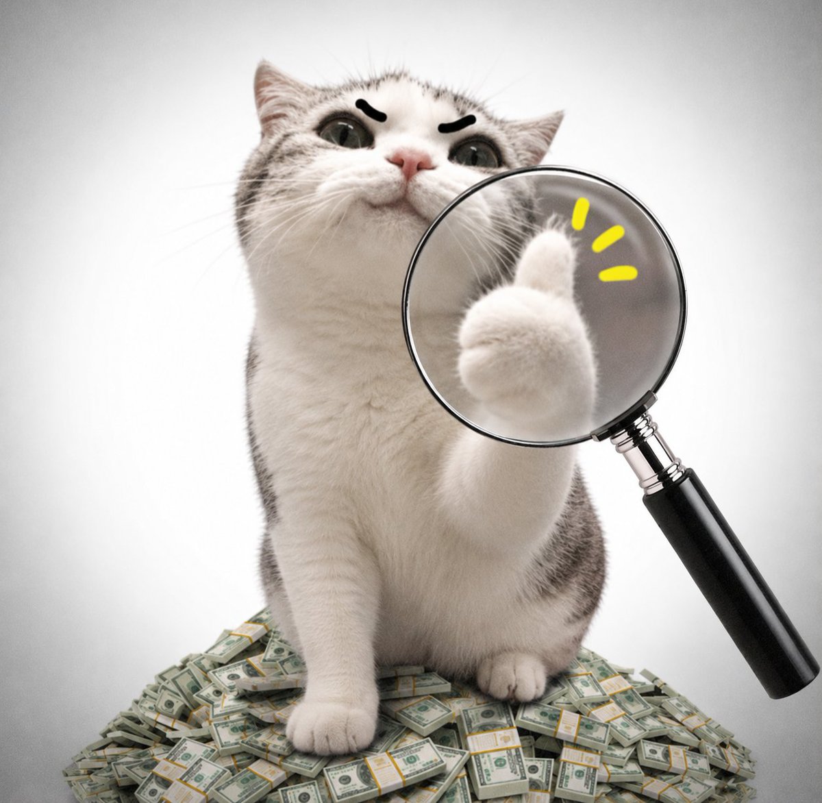 TucTucCat's tweet photo. my fellow cats,

did very serious research today 🔍

zoomed in on the fundamentals

still a thumb 👍

bullish.

zoomed in even more

even more bullish 👍 https://t.co/CxQKz3hHoI