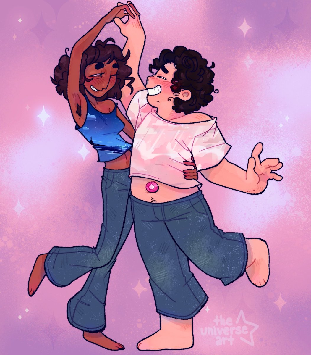 TheUniverseArtX's tweet photo. I love them so much💜💜💜
#stevenuniverse #connverse https://t.co/TDXripfqaR