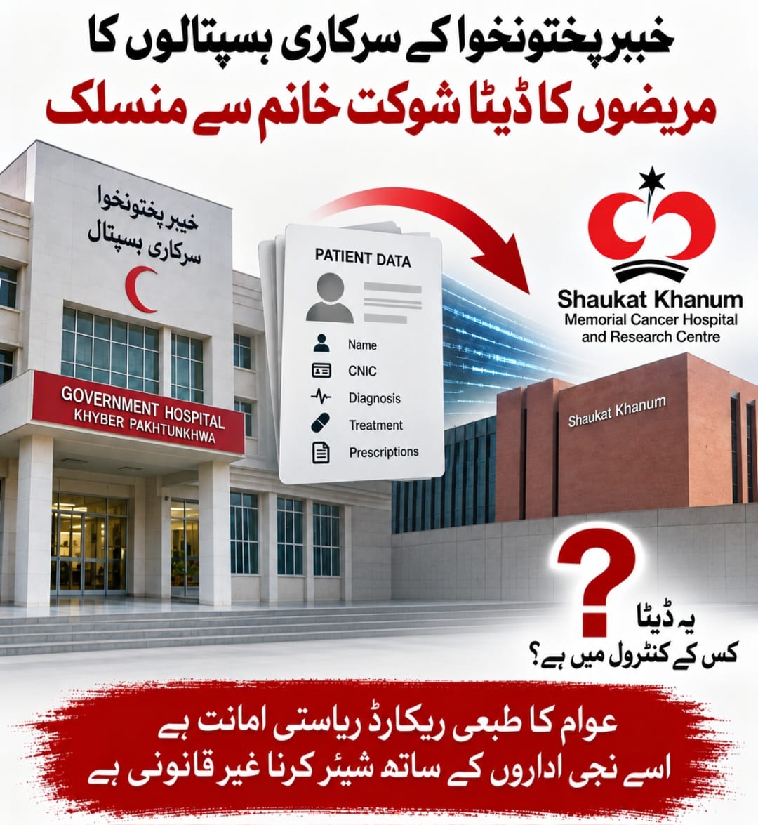 Hibafarooq78's tweet photo. Concerns over sensitive patient data and privacy in KP government hospitals. Unauthorized access or sharing raises serious data protection concerns. Transparency, confidentiality, and institutional accountability are essential. #PrivacyRights #HealthcareTransparency #KPHealth https://t.co/gM6rGV54Tx