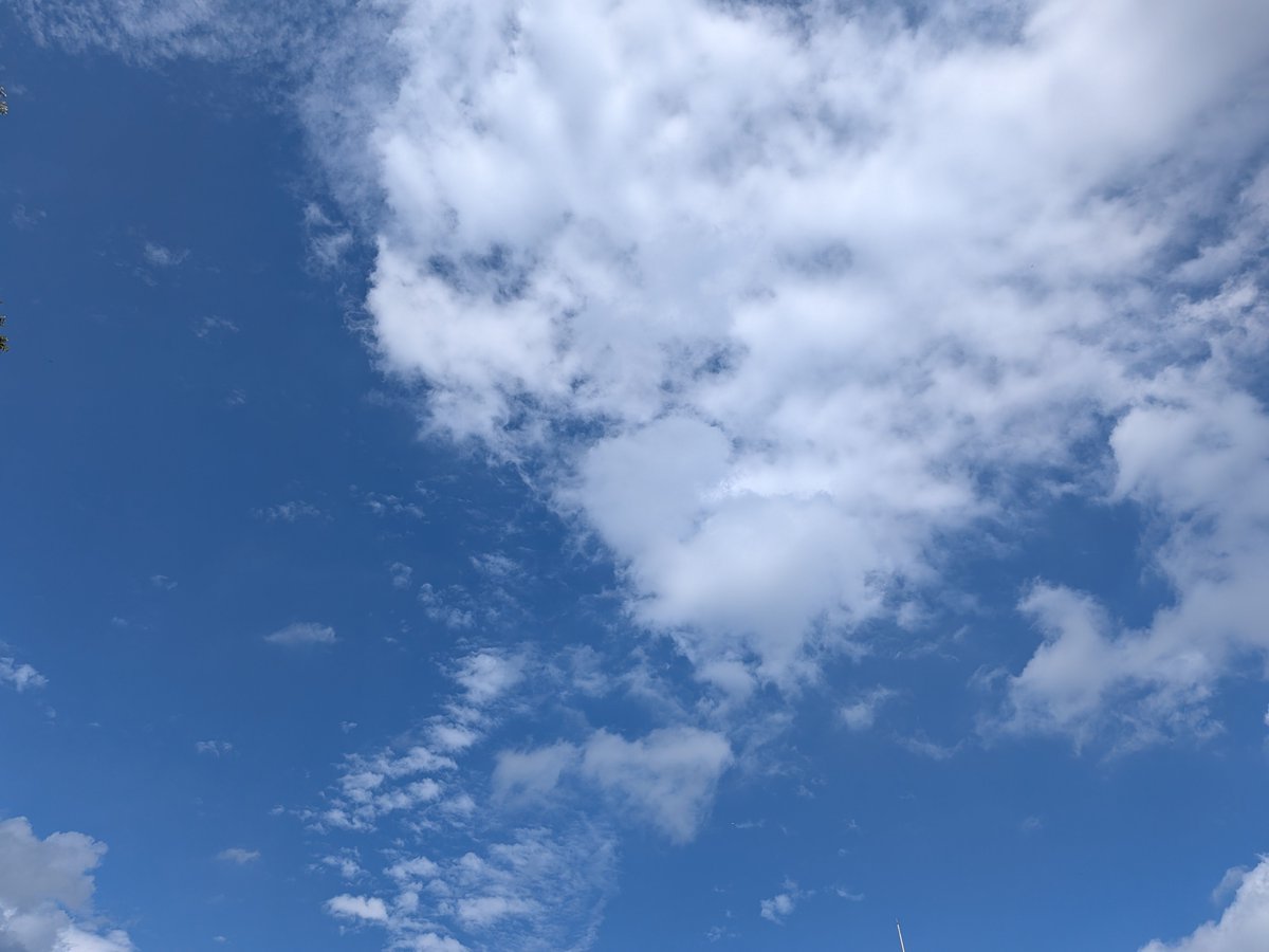 yasuog56's tweet photo. 昼間の暑い中　歯医者🦷に行って来ました🚶🚶
でも、綺麗な青空がひろがって気分は最高ぅ～🤗🤗

#青空 https://t.co/noErUlKN9G