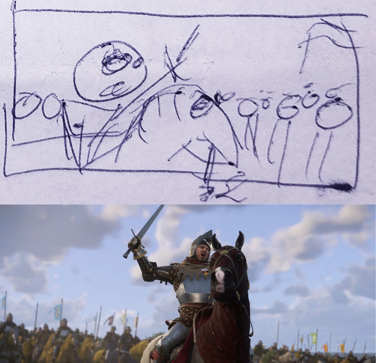 GlendyLucast's tweet photo. Jauh lebih respect lagi sama yang storyboardnya men-story 😂

Kingdom Come Deliverance 2,  btw https://t.co/39ICWFGWRw