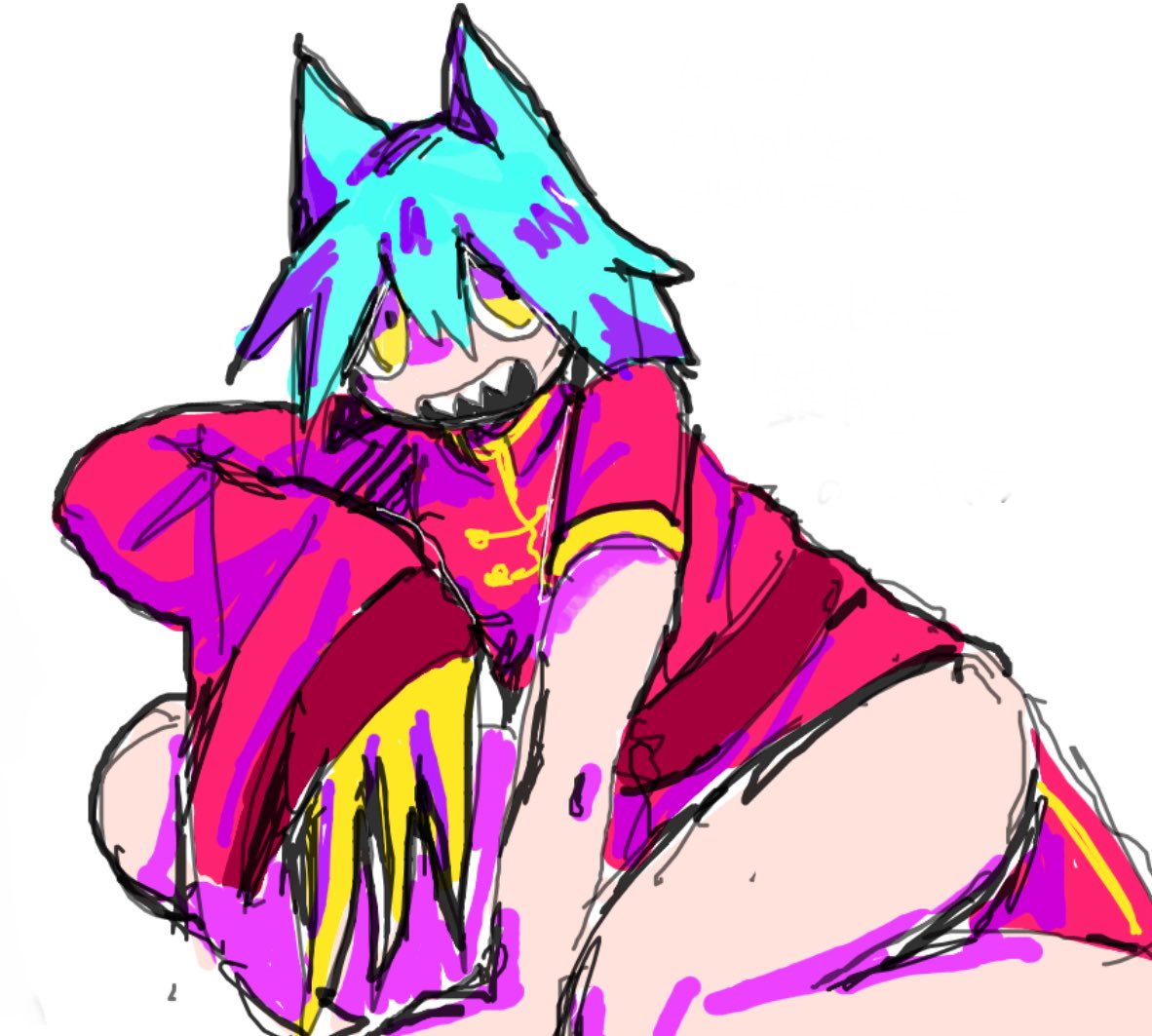 H_bit1919's tweet photo. 最近描いたムーヤンチェンチャン https://t.co/F38WkLjRMl
