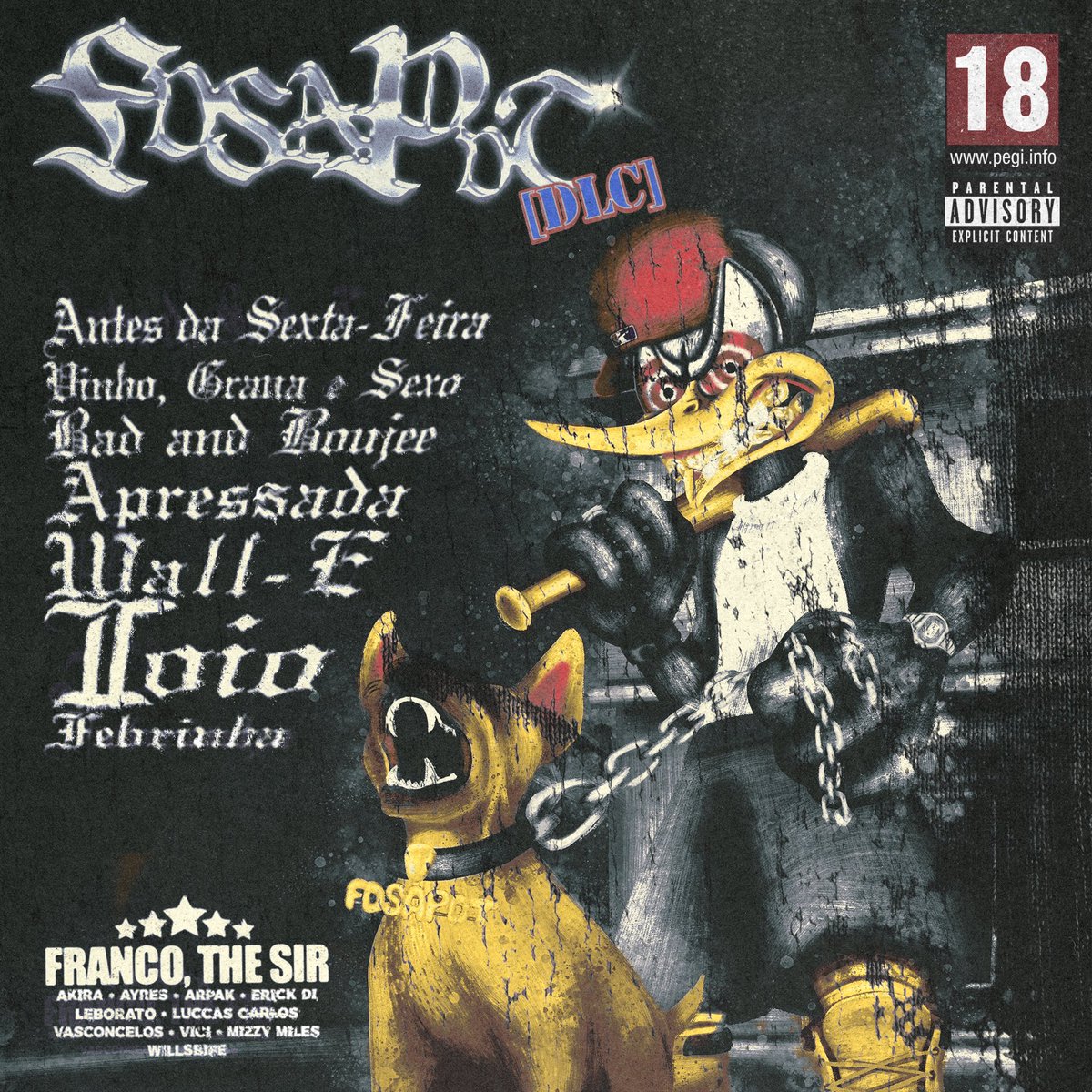 pdrok13's tweet photo. capa e contracapa do álbum “FOD*SE A PORR* DO TRAP DLC” do Franco, the Sir! assinadas por mim✍🏽 https://t.co/uvWnenWMqJ