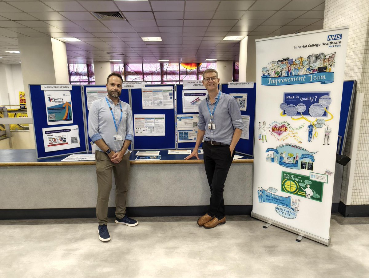 imperialqi's tweet photo. Come &amp; say hi at our stand in CXH for Improvement week! #QIWeek2026 @ImperialPeople https://t.co/djuUg07gFr