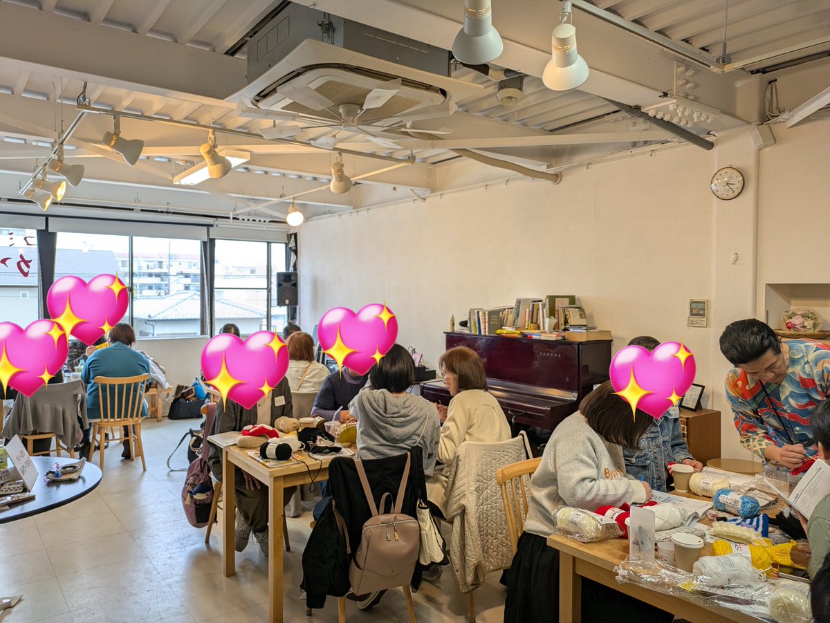 takonabetako's tweet photo. アイパー滝沢ワークショップ、
お陰様で満員御礼申し上げます(❁ᴗ͈ˬᴗ͈)
 これ以降は連絡するのあった順に公平にキャンセル待ち対応させていただきますのでよろしくお願いいたします。
おもしろ 楽しく編み物できるワークショップ開催できるように準備させていただきます
私も今からわくわくです🥰 https://t.co/kJcnj3XKET
