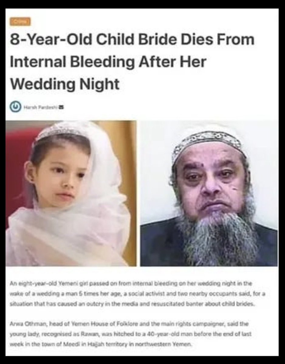 _melgibson1_'s tweet photo. Capital punishment for all paedophiles. “Religion” is NOT an excuse. 🤮 https://t.co/uRtSwF7MDl