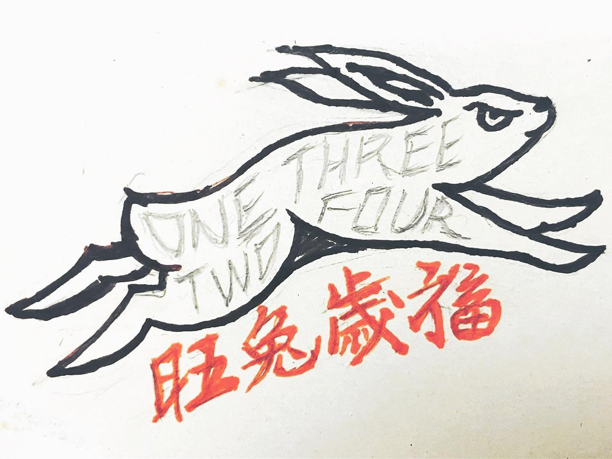 ContessaStkrjh's tweet photo. 被嫌棄像狐狸的兔子，真是不懂得欣賞。新年快樂 https://t.co/A0EmaEDJuJ