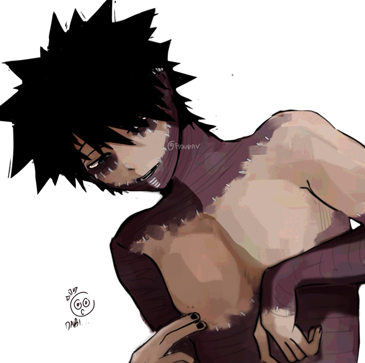 fl0urav's tweet photo. Scars!!!.. 
#dabi #touyatodoroki https://t.co/ebCg8BzEvi