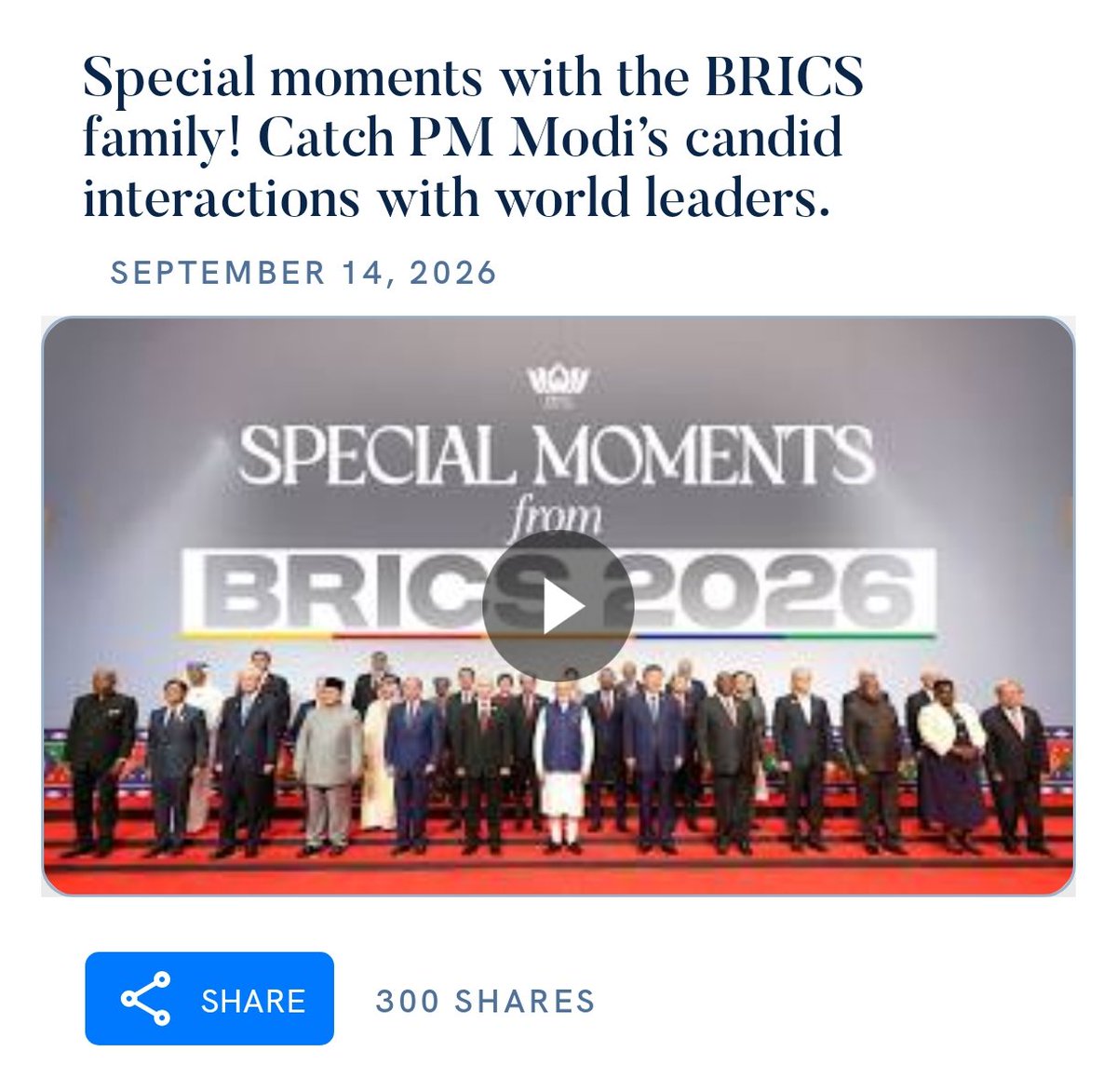 RobinRana4bjp's tweet photo. Special moments with the BRICS family! Catch PM Modi’s candid interactions with world leaders.
https://t.co/Y83PbuGFob

@narendramodi 
@bjpkm4kisan https://t.co/TOMhwYZY3K