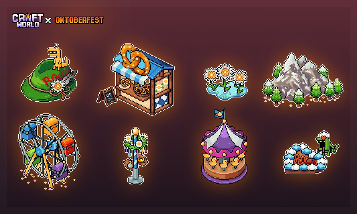 AngryDynomites's tweet photo. 🥨🎡 OKTOBERFEST SPECIAL MASTERPIECE!

The Dynos are starting the Wiesn celebrations early, launching today at 2:00 PM UTC!

⏳ 88 hours only

Win up to $179, limited Bavarian-themed Workers, exclusive Avatars, festive decorations, and more!

See you at the Wiesn! 🥨🎺