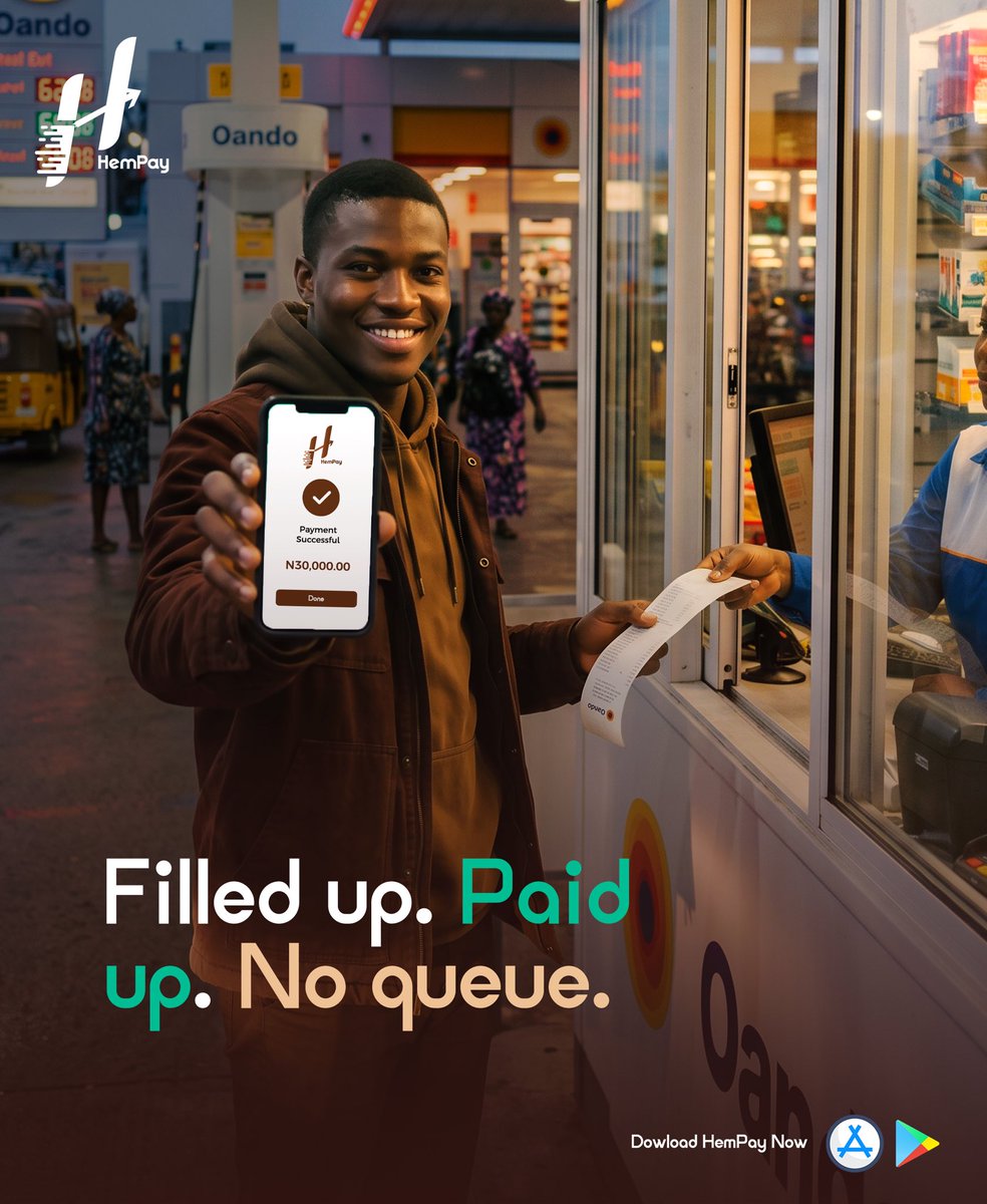 hempayfinance's tweet photo. For everyday payments, convenience matters. HemPay keeps things moving when you’ve got places to be.

#HemPay #DigitalPayments #Fintech #NigerianMusic https://t.co/FOqaZ9UGnx