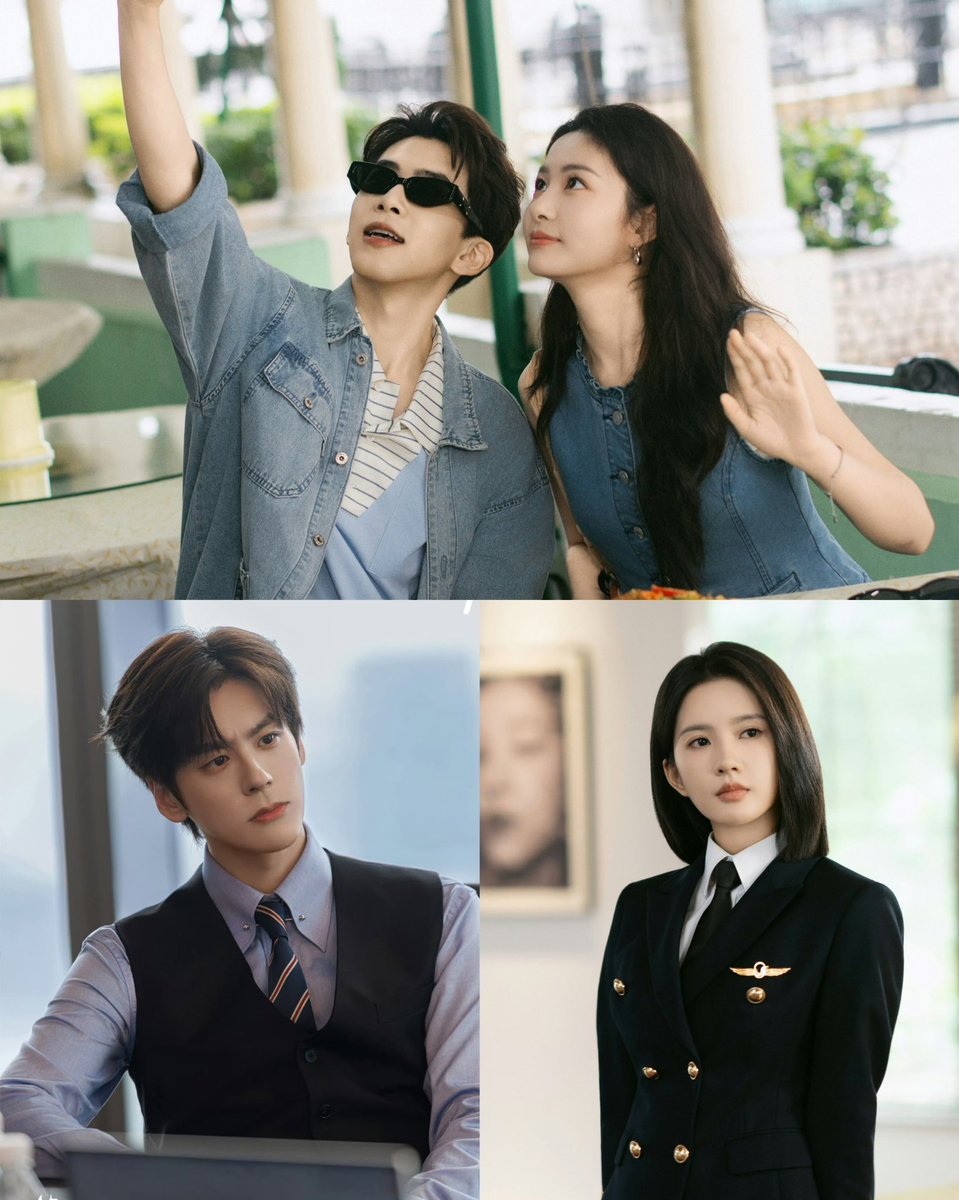 mmybabe's tweet photo. เรื่องนี้สนุกจริง #จุดจอดหัวใจปักหมุดไว้ที่เธอ #BlossomThroughtheCloud คิดถูกมากที่จิ้มเข้ามาดู นี่ให้ 9/10 แนวนักบินที่ทำถึง มีทั้งตอนฝึก ตอนขับ แก้ปัญหาตอนลงจอด เพื่อนหญิงพลังหญิงมาก หยุดดูไม่ได้ เขินจนหน้าเบี้ยว บอสฟู่บาร์สูงจัด รู้ว่าทำได้แต่อยากทำให้ เข้าใจ ใส่ใจทุกอย่าง คนที่ซื้อเครื่องบินให้สาวบินเล่นอ่ะ👀

พล็อตไม่ซ้ำแม��จะเป็นแนวประธานคลั่งรัก นางเอกเป็นนักบินที่เก่งมากๆ พระเอกเป็นเจ้าของสายการบิน ตอนแรกเข้าใจกันผิดตีกันนิดๆแต่หลังจากดีกันแล้วหวานฉ่ำา ซือเสียนอยู่คนเดียวได้สบายมากแต่มีฟู่หมิงอวี่มันดีกว่าจริง บริการทุกระดับประทับใจ ฮีติดแฟน อ้อนเก่งสุด ชั้นเครสสส คู่เ��ื่อนๆก็น่ารัก ไม่ต้องกดข้ามเลย

เจ๋อหมิงกับเซียหนิงเคมีเข้ากันมาก ไม่มีอะไรน่ารำคาญเลย เจ๋อหมิงหร่อจริง เข้าใจซือเสียนที่บอกข้อดีของฟู่หมิงอวี่คือหล่อ ใบหน้าปฏิเสธความจน555555 

ติอย่างเดียวไม่ชอบการแต่งหน้ากับคอสตูมซ้ำ อย่างอื่นดีหมด ภาพสวย cg ดี ไม่ลอยมาก

ปล.ช่องมะม่วงทำซีรีส์สนุกจริงwaa ไว้ใจช่องมะม่วง ขอบคุณ viu ที่แปลเรื่องนี้ เอาเข้ามาให้ดู😭