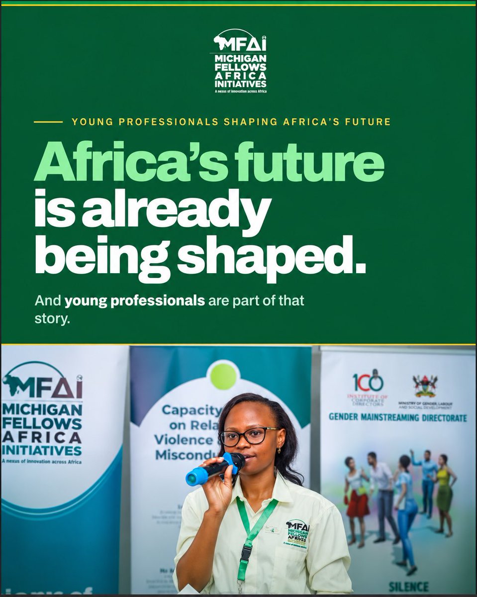 mfaiuganda's tweet photo. Africa’s future is being shaped by young professionals driving change today. What should effective African leadership look like? 

Share your thoughts below.

#MFAI #AfricanLeadership #YoungProfessionals #AfricaDevelopment #Leadership https://t.co/vCx3C2kP5s