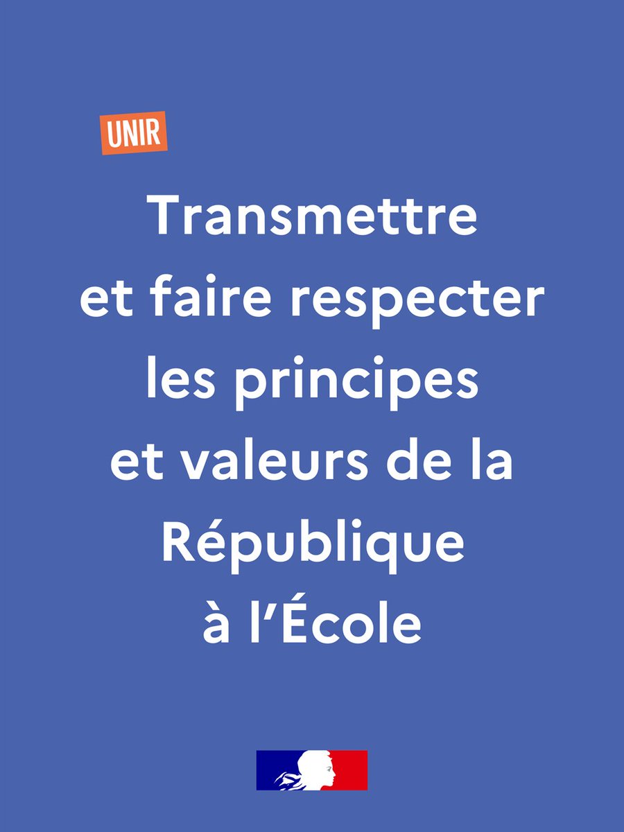 Eduscol's tweet photo. 📍L'École a pour mission d’incarner, de faire vivre et de transmettre les principes et les valeurs de la République.

Pour accompagner les équipes pédagogiques au quotidien, une sélection de ressources et d'actions éducatives sont en ligne sur éduscol⤵️

https://t.co/ZDlsz9wS2B https://t.co/gVs5W2vmFv