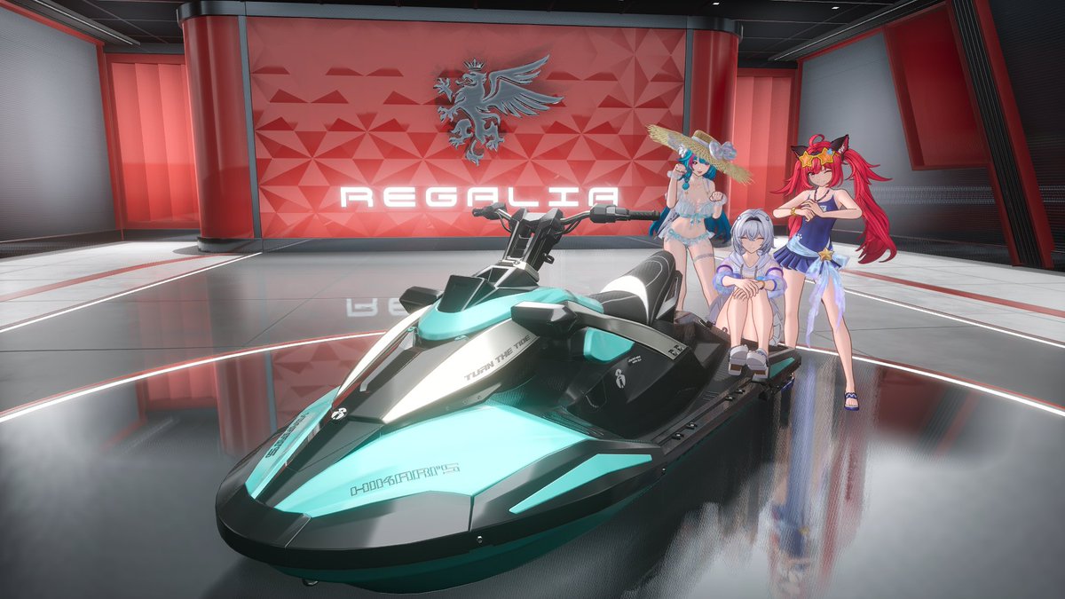 anszouni's tweet photo. お金が貯まったので水上バイクをゲット!
撮影場所まで持っていくのが大変だった
#NTE https://t.co/qb4CWNMrfJ