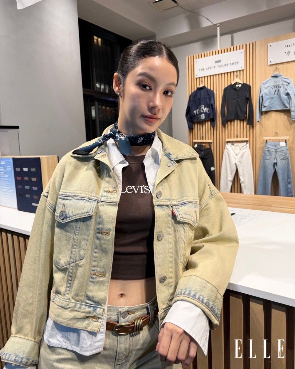 ELLEThailand's tweet photo. เท่ไม่ไหว! น้ำตาล ทิพนารี @NamtanTipnaree เข้าร่วมงาน Levi’s® Women’s Experience for Every Original ที่จัดขึ้นที่กรุงโตเกียวในวันนี้ 

#ELLEThailand
#LevisTH 
#LevisxNamtanFilm https://t.co/dqiNXc2NSZ
