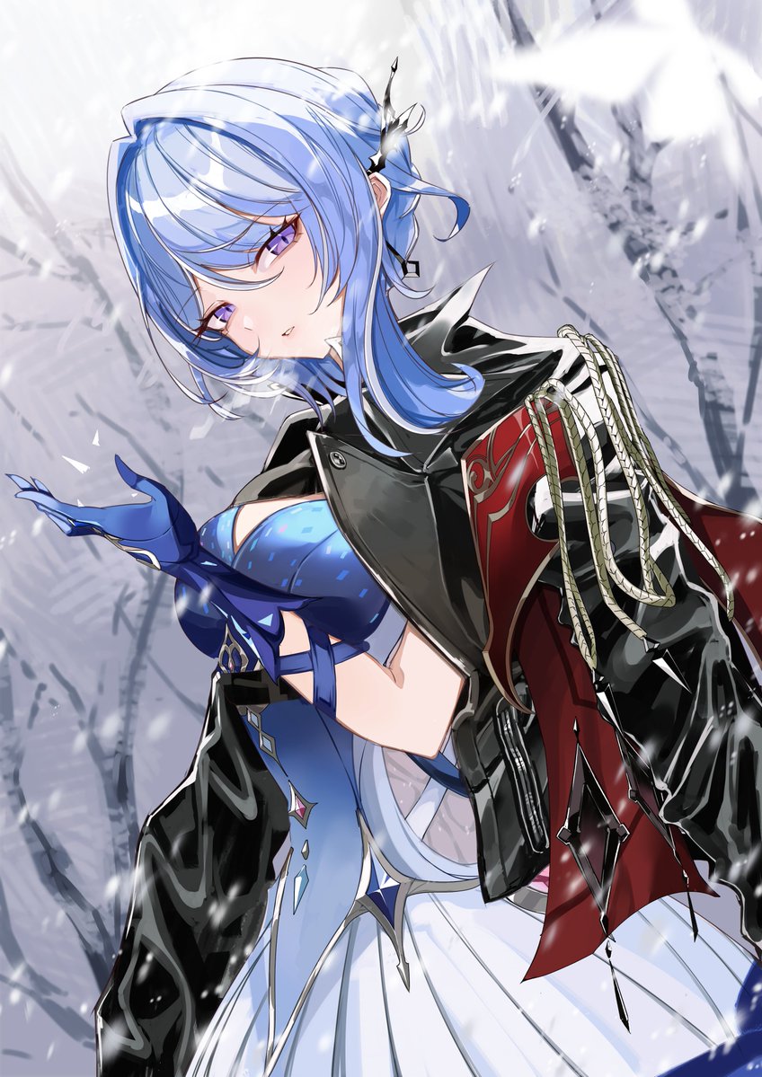 ls08b's tweet photo. オデットが赤と黒のジャケットを着てたらいいなぁ…という妄想絵 https://t.co/jJgekGOqXP