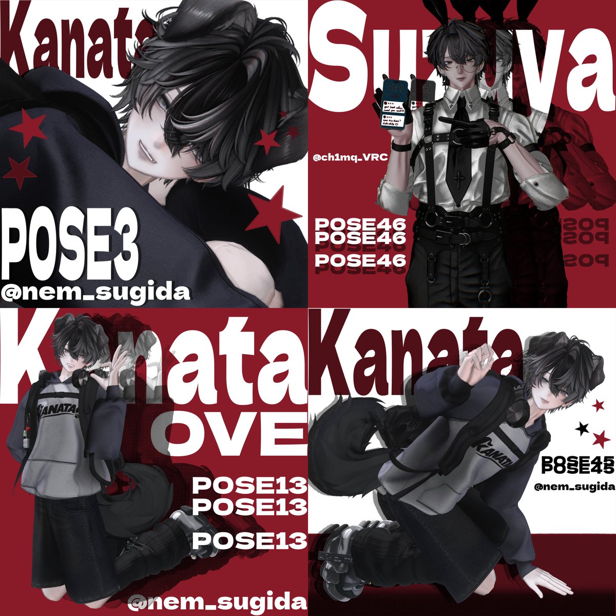 c6crem's tweet photo. 🩵BOOTH販売のお知らせ 🩵

今週の土曜日ごろ、
50pose set｜100円 で販売予定です！

かわいいポーズから、かっこいいポーズまで、
いろんな雰囲気のアバターに合わせやすいポーズを
ぎゅっと50種類詰め込みました🫶🏻🩵

どんな雰囲気のアバターでも映えます！
shop➡️https://t.co/JhGtICjyge
#VRChat https://t.co/ciilP8UJe0