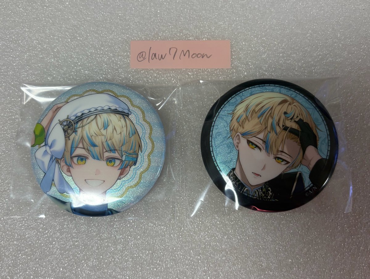 Iaw7Moon's tweet photo. 【交換】にじさんじ ざぶぅん THE BOOM 缶バッジ 

譲】1枚目
求】2枚目

郵送のみ
お気軽にお声掛けください https://t.co/hNjw2Aid35