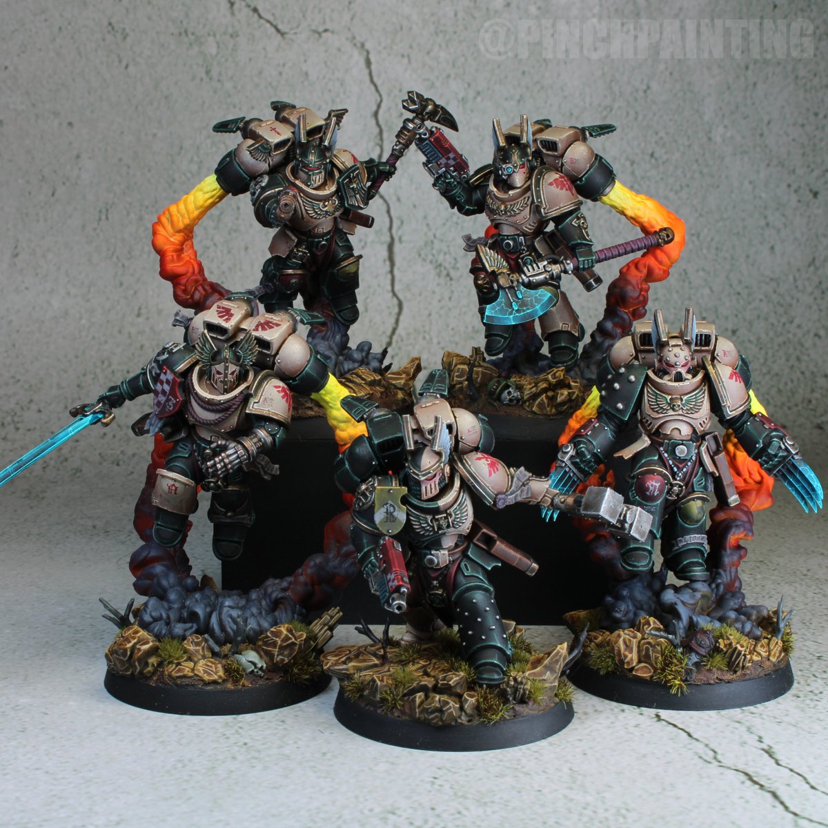 PinchPainting's tweet photo. Final vanguard vet done!
#warhammer #40k #warhammer40k #warhammercommunity #paintcultist https://t.co/sA1716iyE1