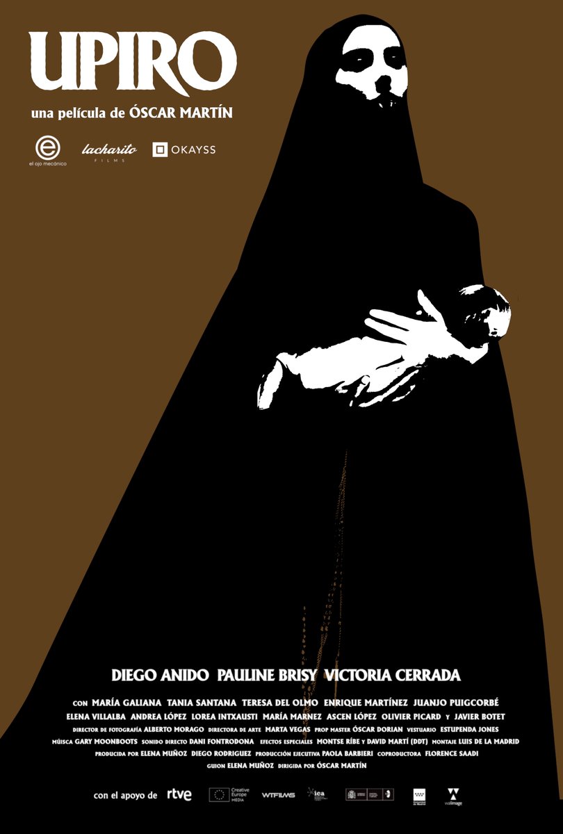 carteles's tweet photo. Inspirada en el primer caso de vampirismo documentado por la Iglesia católica en España, en 1755. Dirigida por Óscar Martín (Amigo) #Upiro se estrena en cines el 19 de febrero https://t.co/4yDmBmQpwt https://t.co/BqiKk4gb6u