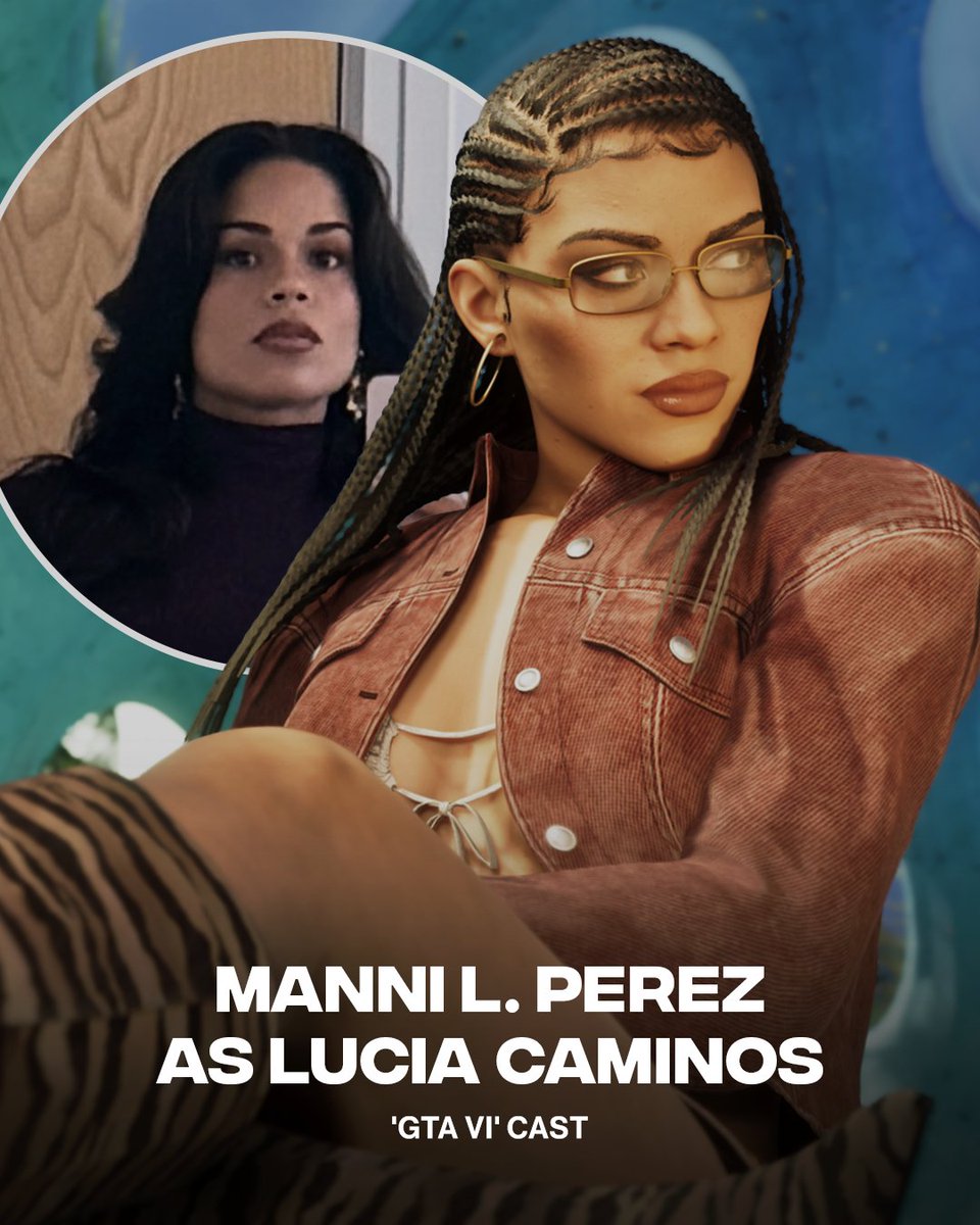 Complex's tweet photo. The confirmed cast of 'GTA VI' so far:

- Manni L. Perez as Lucia Caminos
- Dylan Rourke as Jason Duval
- Stephen Root as Brian Heder https://t.co/oMk8l9zFKe