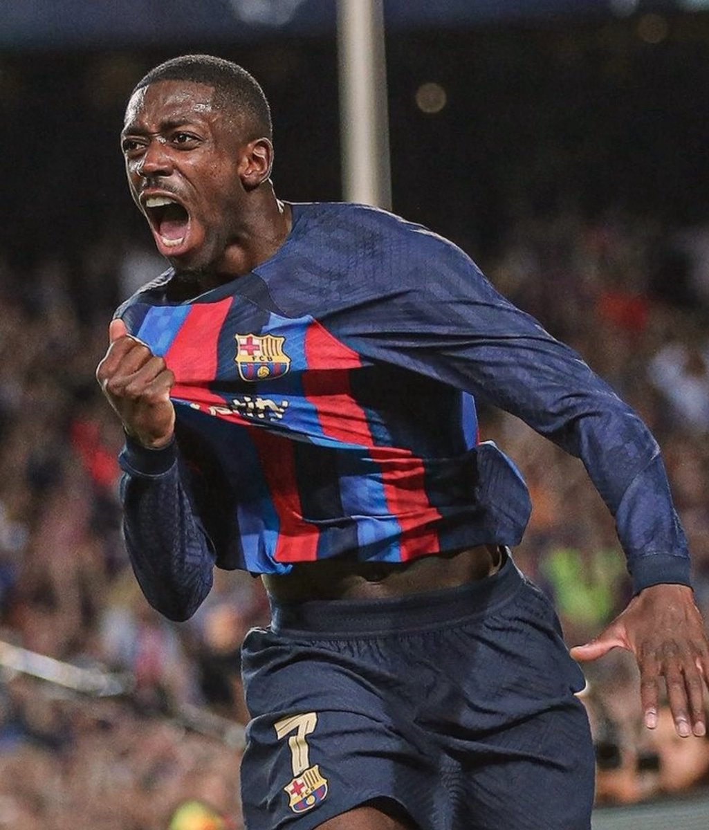KalshiFC's tweet photo. 🚨🎙️|Ousmane Dembélé: 

“I had the opportunity to fulfil a CHILDHOOD DREAM by playing for Barcelona and alongside players like Lionel Messi and Andrés Iniesta. I will forever be grateful for that."  🔵🔴 https://t.co/DEeJVwGonV