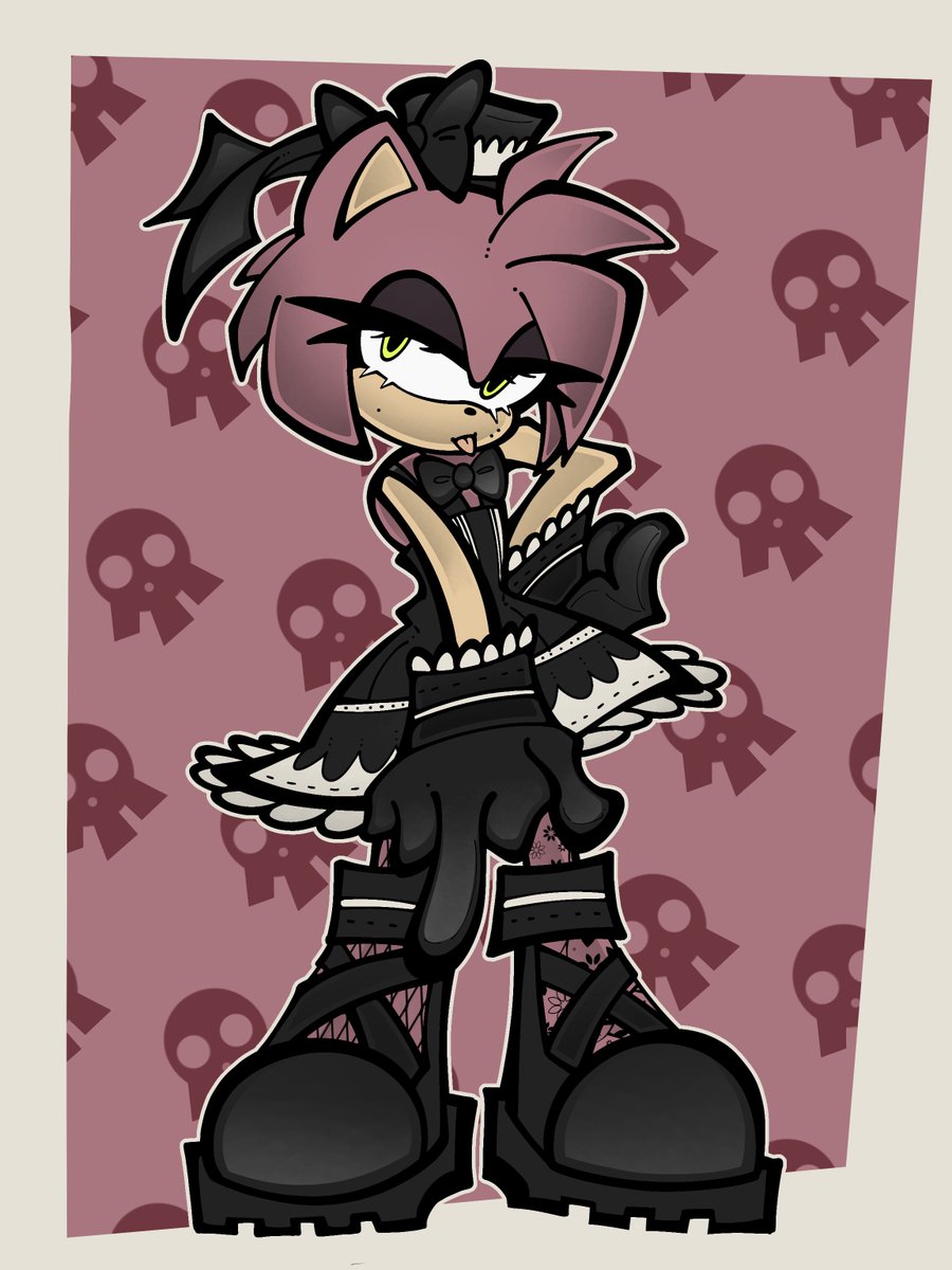 Sixmo07's tweet photo. Dibujito de gotic amy 🖤
#sonicthehedgehog #fanart #ilustration https://t.co/PnLfcZlrcB