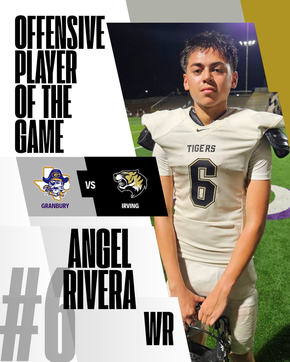 _IHSTigerFtball's tweet photo. Congratulations to our Sub-Varsity Football Players of the Week ‼️

⭐️Offense: Johnny Soto
⭐️Offense: Angel Rivera
⭐️Defense: Wilson Umanzor

#LetsHunt 

@IrvingISD | @IISDAthletics | @IrvingHigh https://t.co/XdKzLxv9eF
