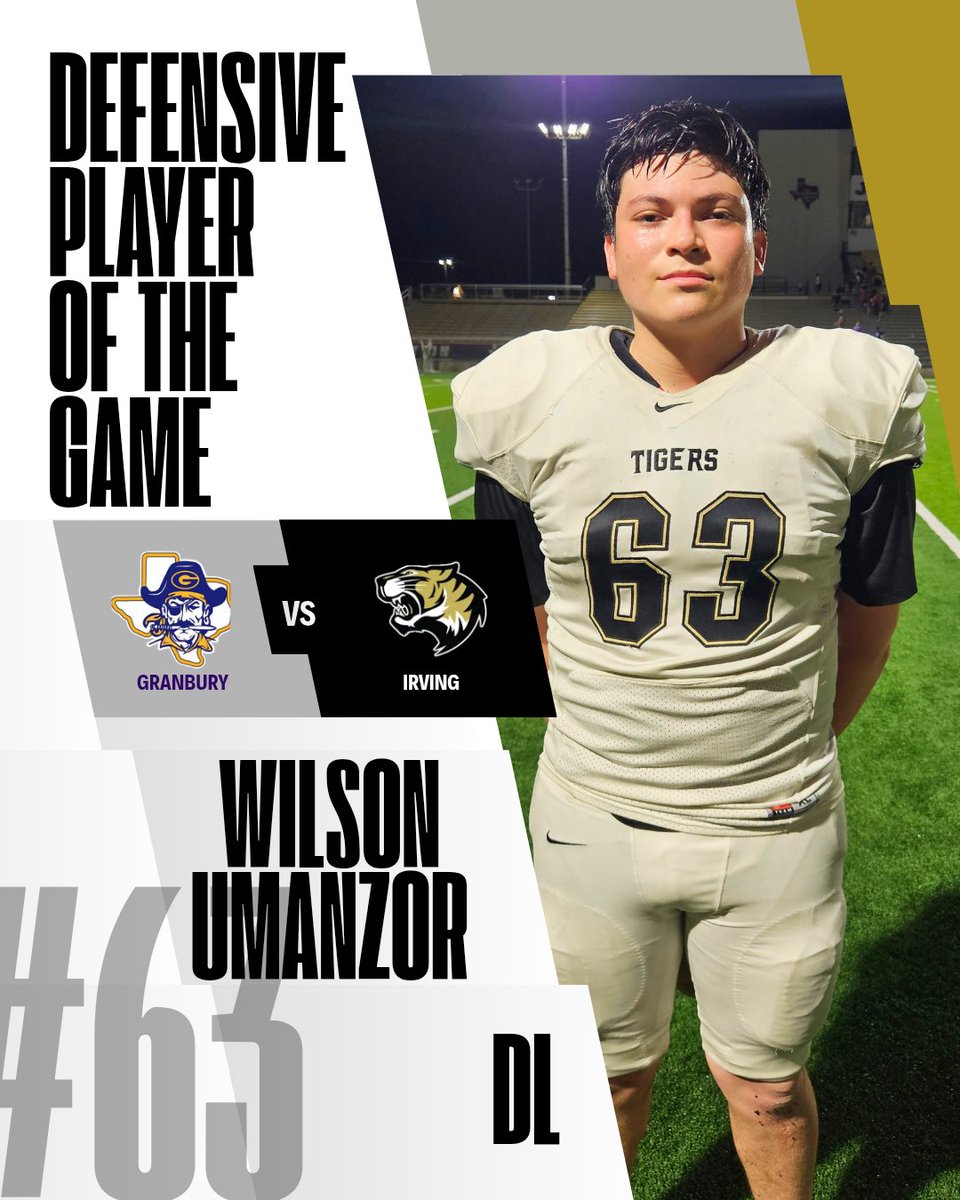 _IHSTigerFtball's tweet photo. Congratulations to our Sub-Varsity Football Players of the Week ‼️

⭐️Offense: Johnny Soto
⭐️Offense: Angel Rivera
⭐️Defense: Wilson Umanzor

#LetsHunt 

@IrvingISD | @IISDAthletics | @IrvingHigh https://t.co/XdKzLxv9eF