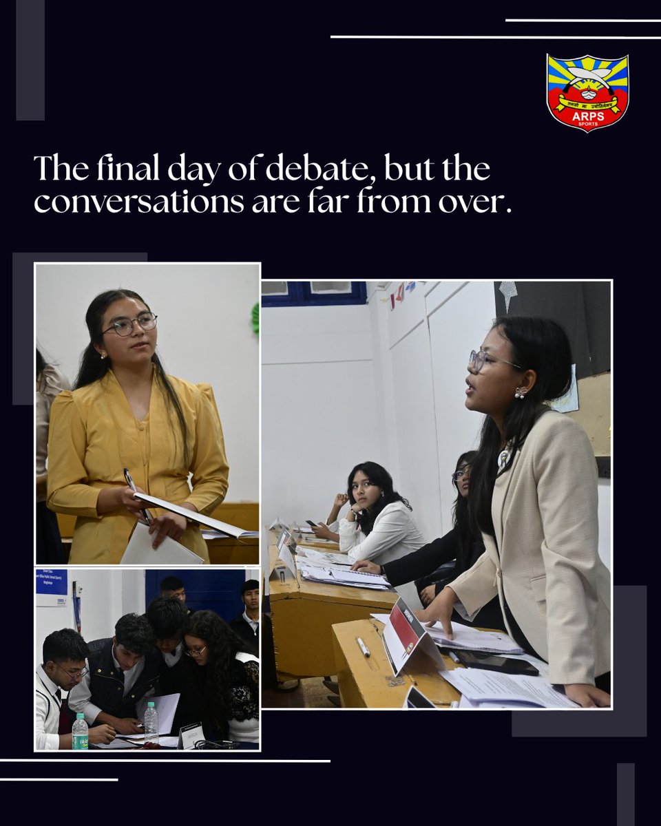 ARPS_Sports's tweet photo. Three days. Countless ideas. 

IIMUN Shillong 2026 comes to a close at ARPS Shillong — bold voices, meaningful debates, new perspectives and the achievements of our delegates.

The conference ends, but the conversations continue. 💫

#IIMUN #ARPS #UN #SHILLONG #LeadershipInAction https://t.co/VXmAay8cpN