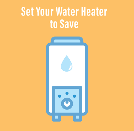 ConsumersPower's tweet photo. Save energy by turning down your water heater’s temperature to the warm setting (120°F). #EnergyTips https://t.co/ghYF6MOdwq