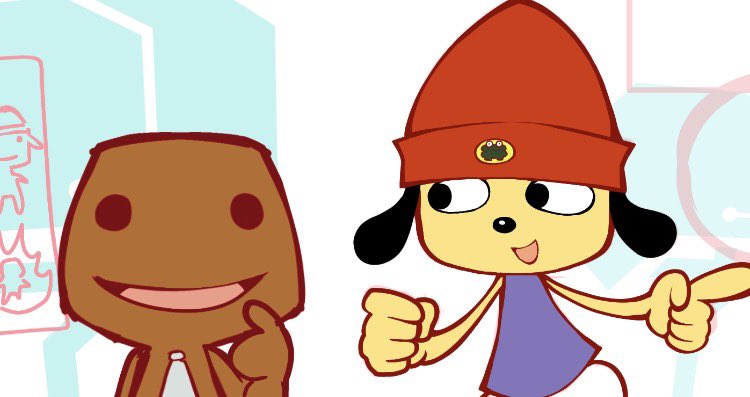 dontluigi's tweet photo. Parappa and sackboy wip 👀👀 https://t.co/zfJnLBqgwB