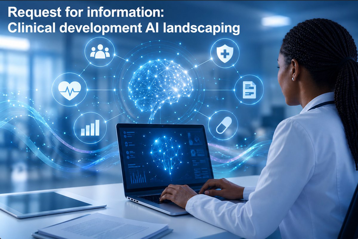 MedsforMalaria's tweet photo. Does your organization have insights into how AI can improve clinical trial design and documentation?

MMV, @DNDi and @gardp_amr are mapping AI solutions for clinical study design, operations and medical writing.

Submission deadline: 7 October
Learn more: https://t.co/AeBgiFM3hC https://t.co/9iZPlJ31aU
