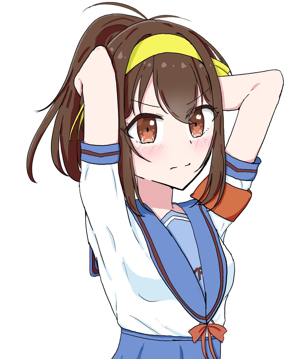 funafuna_il's tweet photo. ポニテハルヒすきすき❤️ https://t.co/j2QkthjSkk