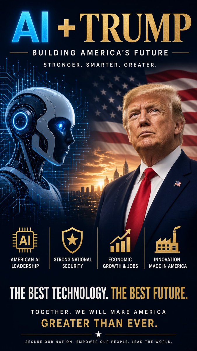 samsonketema's tweet photo. Imagine AI + Trump = ? https://t.co/7xC639fi5E