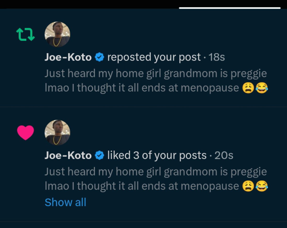 Inem_2025's tweet photo. @JKoto242 has my heart this afternoon guys... na person wey follow and engage we go return the same energy to! https://t.co/2ADJ7GISMw